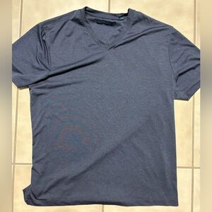 Perry Ellis Charcoal V-Neck Tee